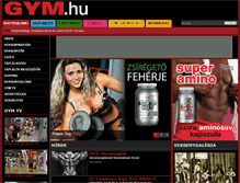 Tablet Screenshot of gym.hu